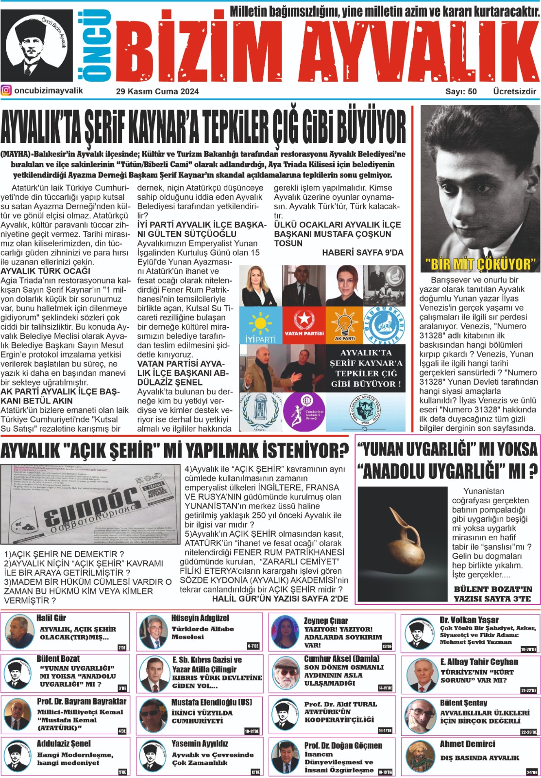 2.Sayı – 29 Kasım 2024